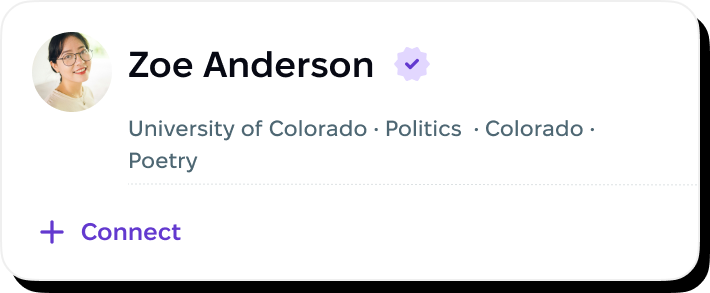 Intern profile example