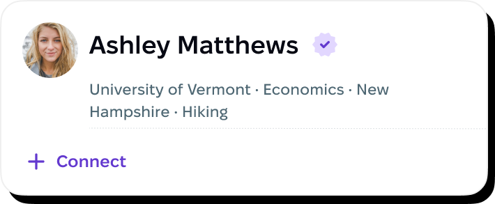 Intern profile example